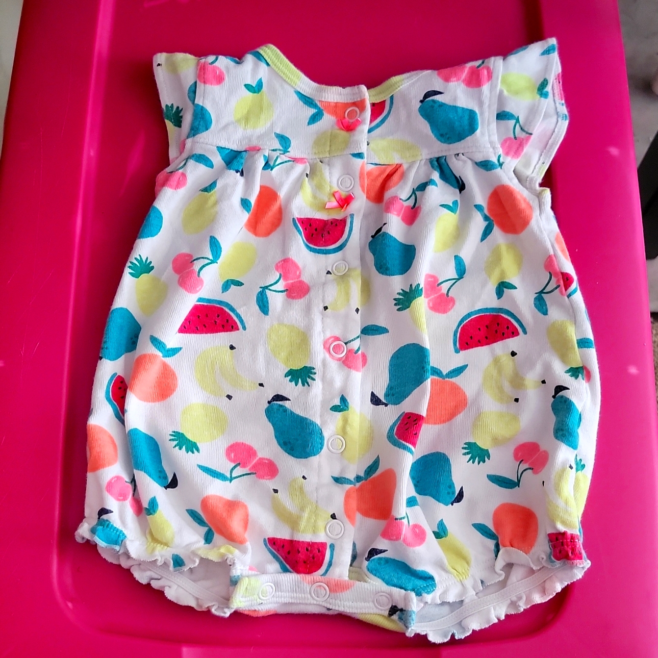 Button Up Bubble Romper